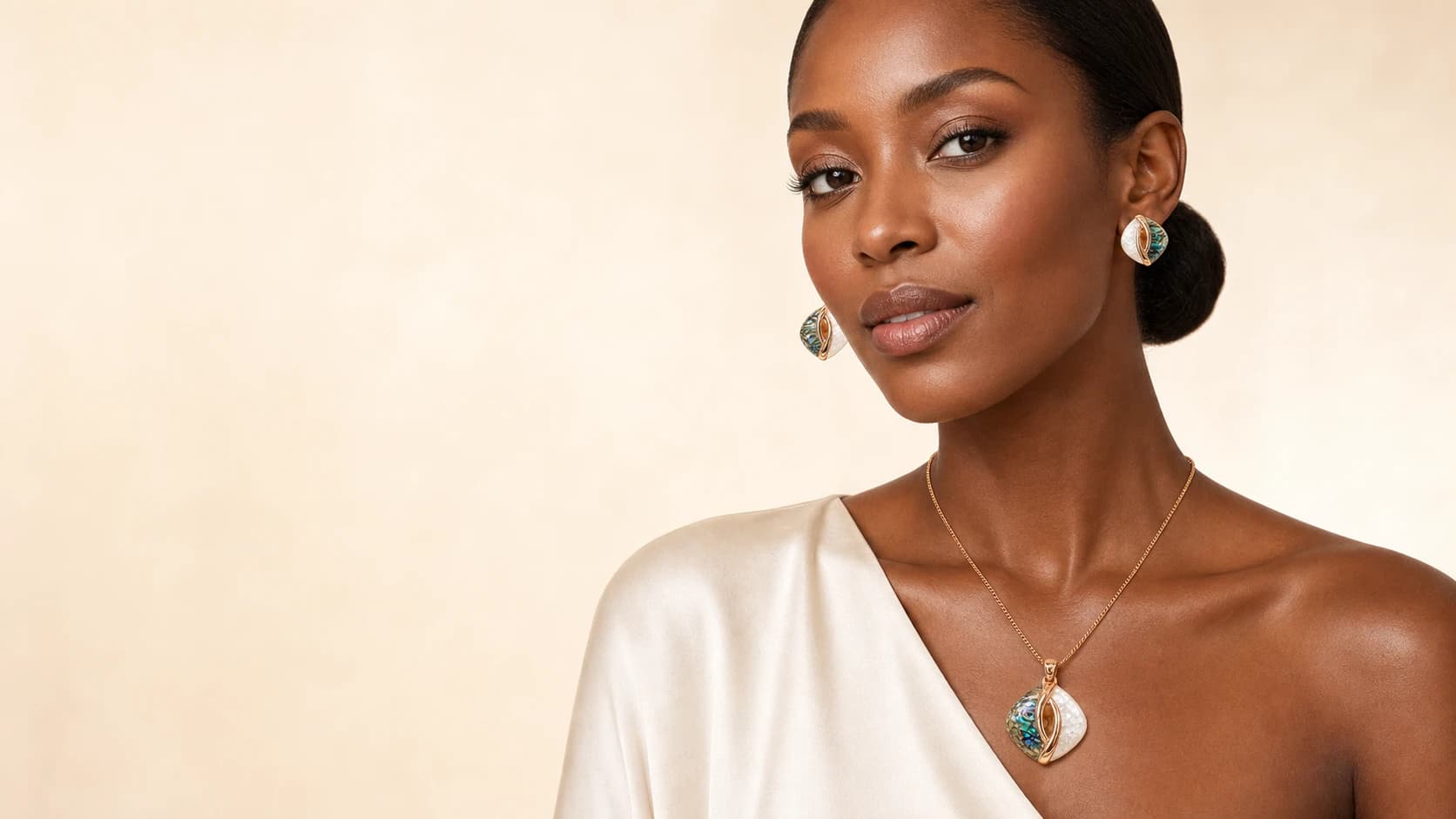 Parure Nacre Rose — vue 2